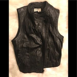 Converse Faux Leather Vest